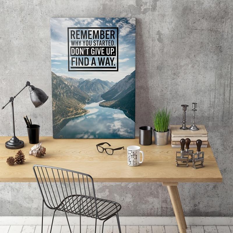 6PCs Wonder Landscape Motivational Quotes Posters Modern Art Office Decor