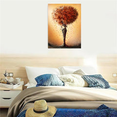 Canvas Poster Tree Head Woman African Woman Canvas Painting