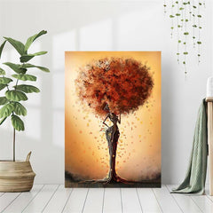 Canvas Poster Tree Head Woman African Woman Canvas Painting