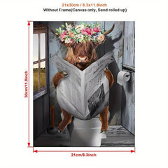 Cow 5D Diamond Painting Kit for Adults - DIY Full Drill Diamond Art