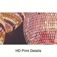 Disco Ball Poster Retro Mirrorball Art Prints 12x16in