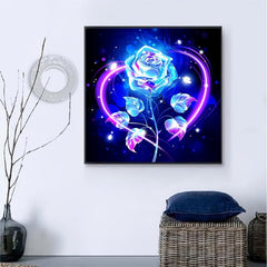 Rose Gem Diamond Painting Kit for Adults Full Round Diamond Art Mosaic