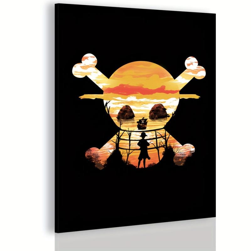 Japanese Anime Characters Canvas Poster - Room Decor Picture