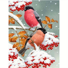 5D DIY Snowflake Diamond Painting Kit For Adults - Landscape Diamond Art