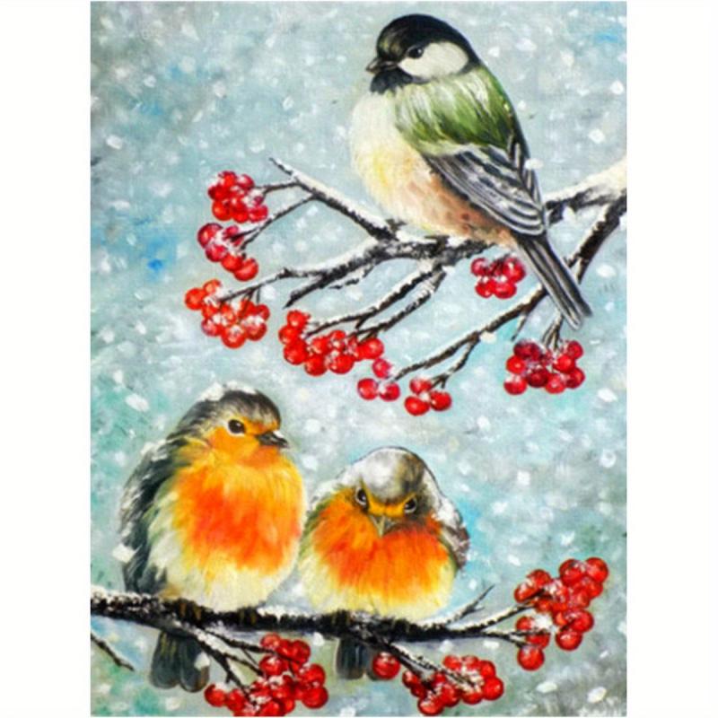 5D DIY Snowflake Diamond Painting Kit For Adults - Landscape Diamond Art