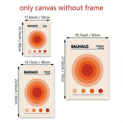 3pcs Canvas Poster Modern Art Orange Matisse Keith Star Wall Art Coral Block