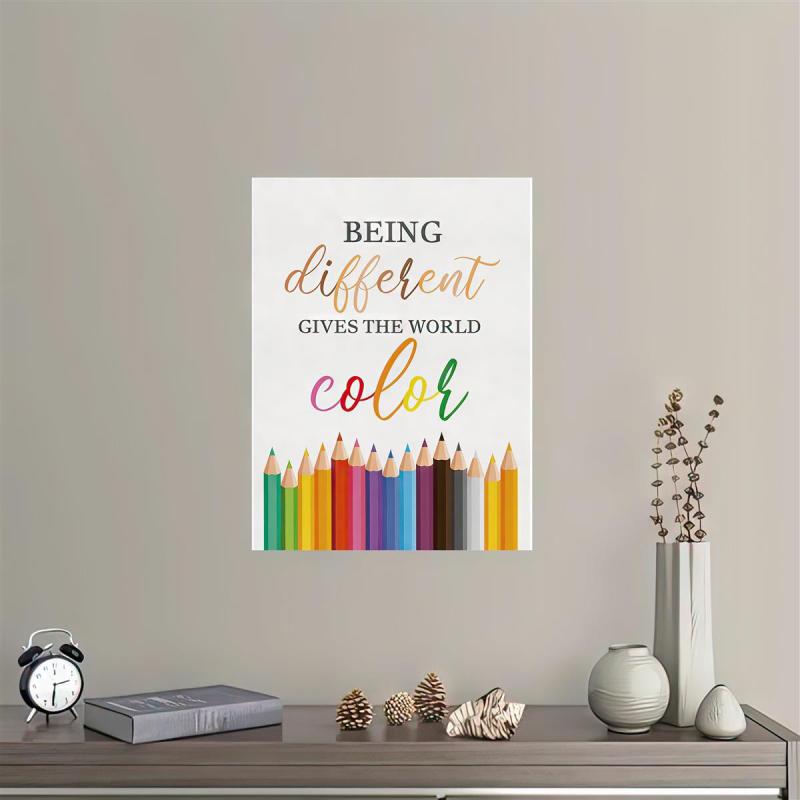 Modern Art Diversity Wall Art Watercolor Canvas Painting