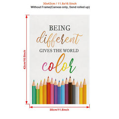 Modern Art Diversity Wall Art Watercolor Canvas Painting