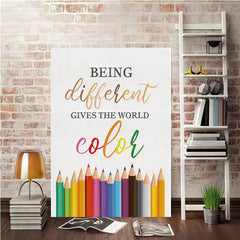 Modern Art Diversity Wall Art Watercolor Canvas Painting