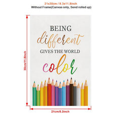 Modern Art Diversity Wall Art Watercolor Canvas Painting