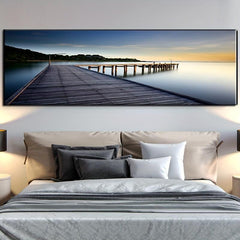 Romantic Bay Scenery HD Canvas Painting Art Posters for Home Decor