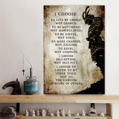 Japanese Samurai Inspirational Poster for Boys and Girls Home Decor