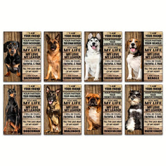 Dog Painting On Canvas Wall Art I Am Your Dog Canvas Poster