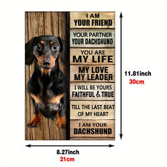 Dog Painting On Canvas Wall Art I Am Your Dog Canvas Poster