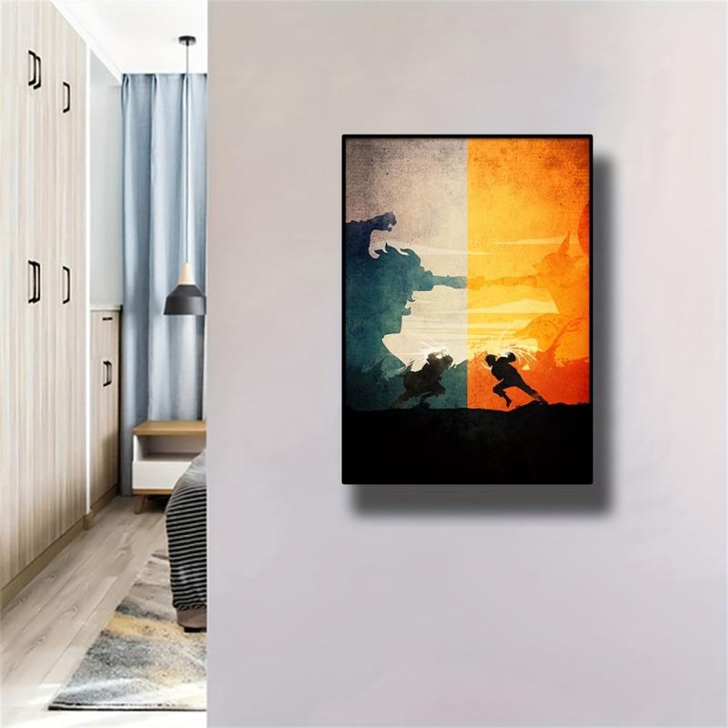 Japanese Anime Poster Cartoon Character Print Home Wall Decor Canvas Painting