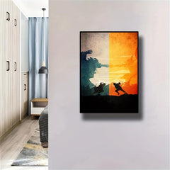 Japanese Anime Poster Cartoon Character Print Home Wall Decor Canvas Painting