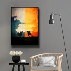 Japanese Anime Poster Cartoon Character Print Home Wall Decor Canvas Painting