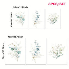 Nordic Style Leaves Modern Wall Decor Set