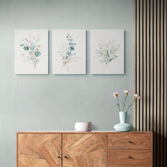 Nordic Style Leaves Modern Wall Decor Set