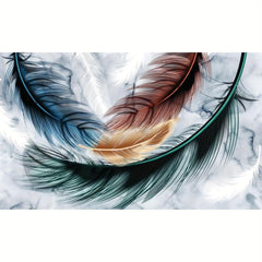 Feather Diamond Painting for Home Decor and Gift Giving