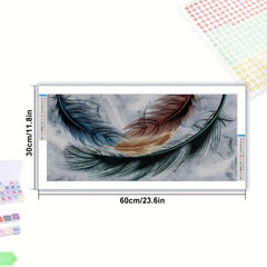 Feather Diamond Painting for Home Decor and Gift Giving