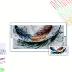 Feather Diamond Painting for Home Decor and Gift Giving