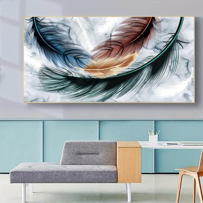 Feather Diamond Painting for Home Decor and Gift Giving