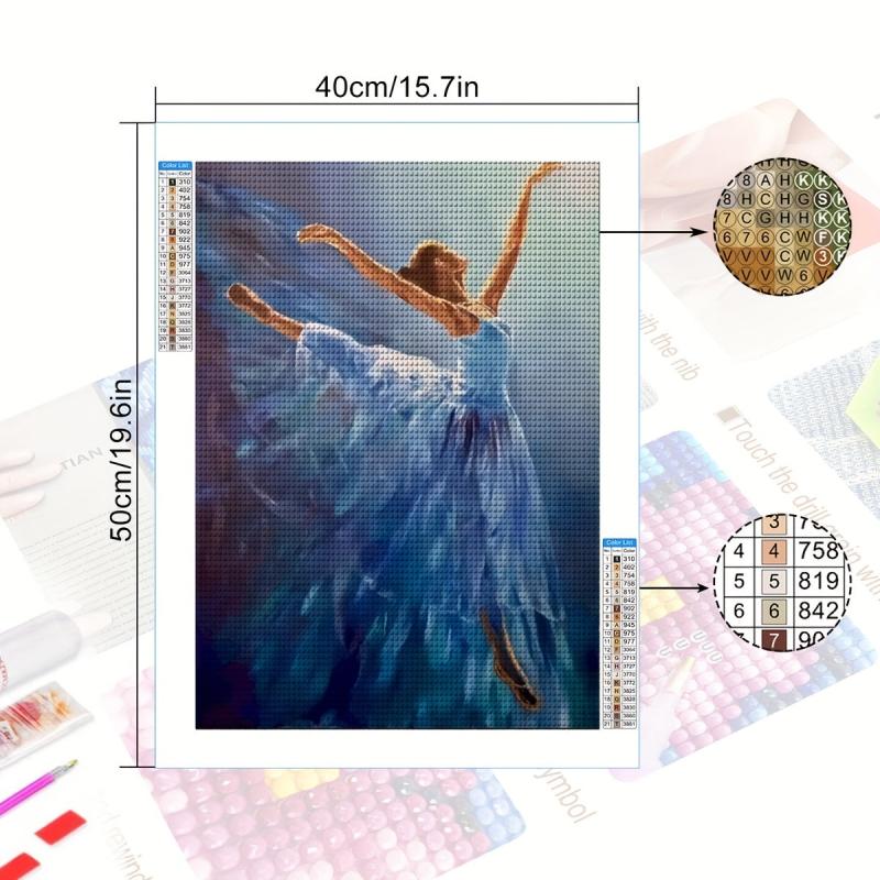 Ballet Diamond Painting Kit for Adults DIY 5D Diamond Art Kit