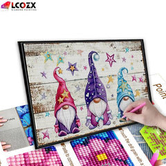 Christmas Rhinestone Painting Kit - Diamond Art with Sparkling Rhinestones