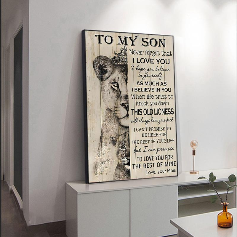 Lion Canvas Print To My Sun Canvas Wall Art