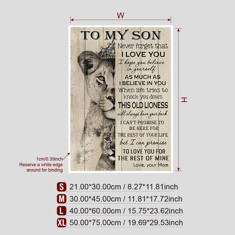 Lion Canvas Print To My Sun Canvas Wall Art