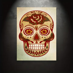 Canvas Poster Modern Art The Dead Skull Ideal Gift For Bedroom Decor