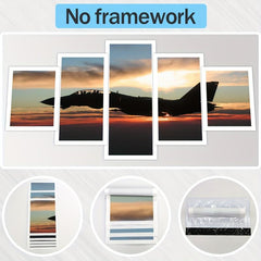 5pcs Canvas Art Fighter Home Decor Gift Bedroom Wall Art Fall Decor