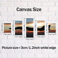 5pcs Canvas Art Fighter Home Decor Gift Bedroom Wall Art Fall Decor