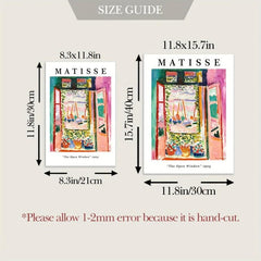 6pcs Matisse Abstract Canvas Wall Art Prints
