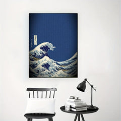 Japanese Ocean Canvas Art for Modern Decor