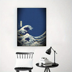 Japanese Ocean Canvas Art for Modern Decor