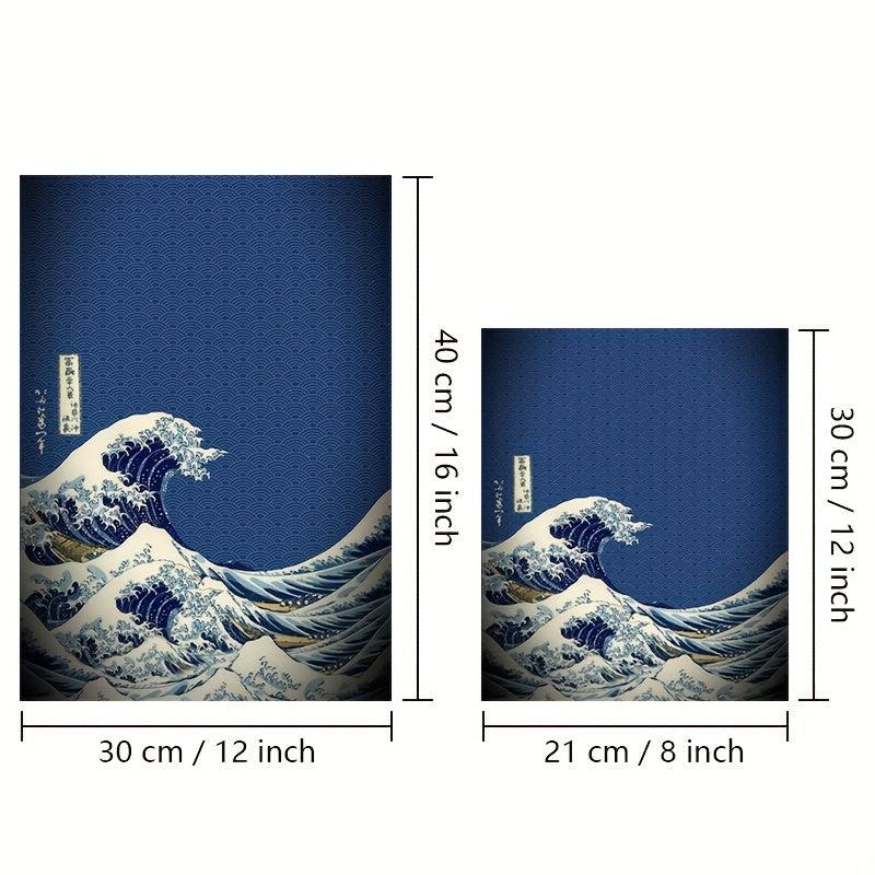 Japanese Ocean Canvas Art for Modern Decor