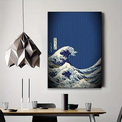 Japanese Ocean Canvas Art for Modern Decor