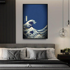 Japanese Ocean Canvas Art for Modern Decor