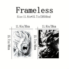 2pcs Anime Posters Vintage Home Room Art Canvas Painting Children Gift