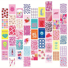 50pcs Wall Collage Kit 10x16 Preppy Room Decor for Teens