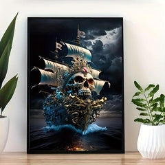 Canvas Poster Pirate Art Ideal Gift Bedroom Living Room Decor