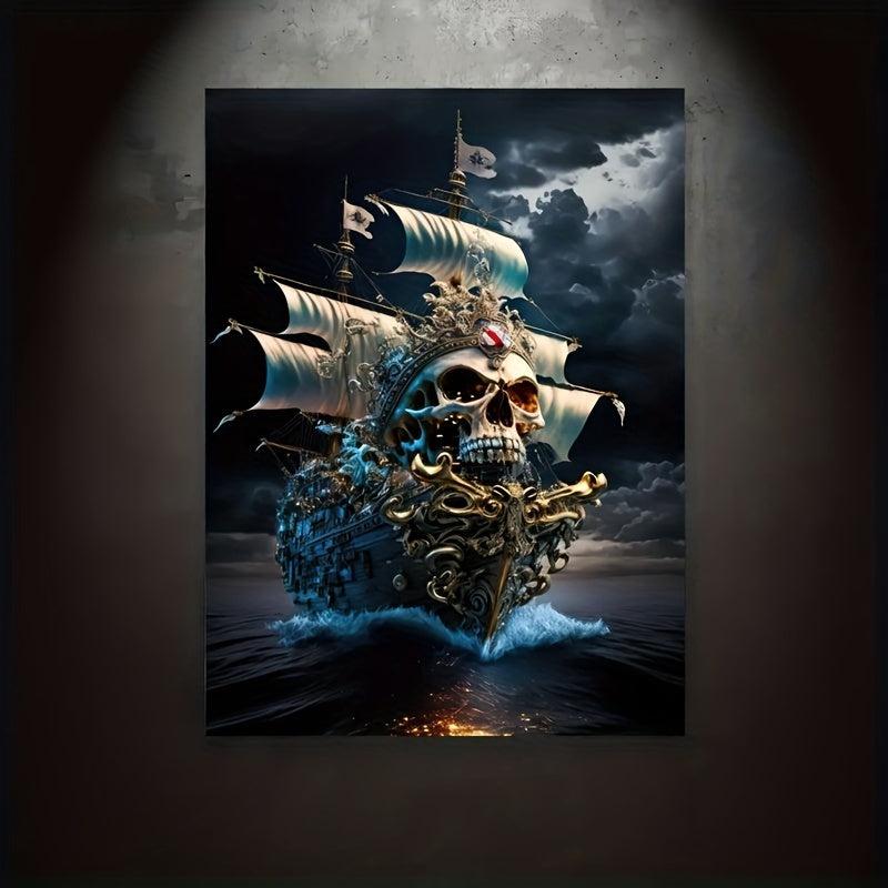 Canvas Poster Pirate Art Ideal Gift Bedroom Living Room Decor