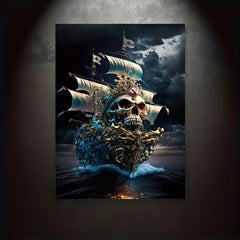 Canvas Poster Pirate Art Ideal Gift Bedroom Living Room Decor