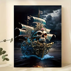 Canvas Poster Pirate Art Ideal Gift Bedroom Living Room Decor