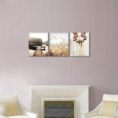 3pcs Canvas Poster Modern Art Nature Mural Landscape Painting