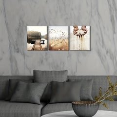3pcs Canvas Poster Modern Art Nature Mural Landscape Painting
