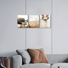 3pcs Canvas Poster Modern Art Nature Mural Landscape Painting