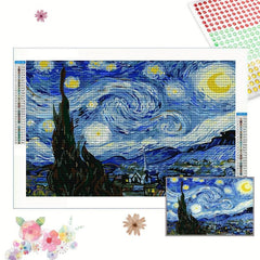 Starry Sky 5D Diamond Painting Kit DIY Full Drill Craft Home Wall Decor